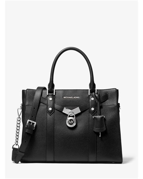michael kors nouveau hamilton large pebbled
